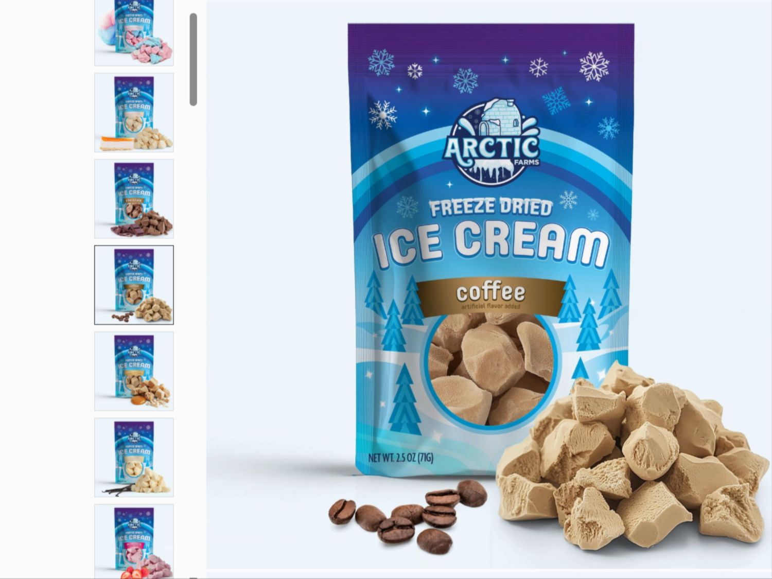 Arctic Farms - Freeze Dried Ice Cream - 