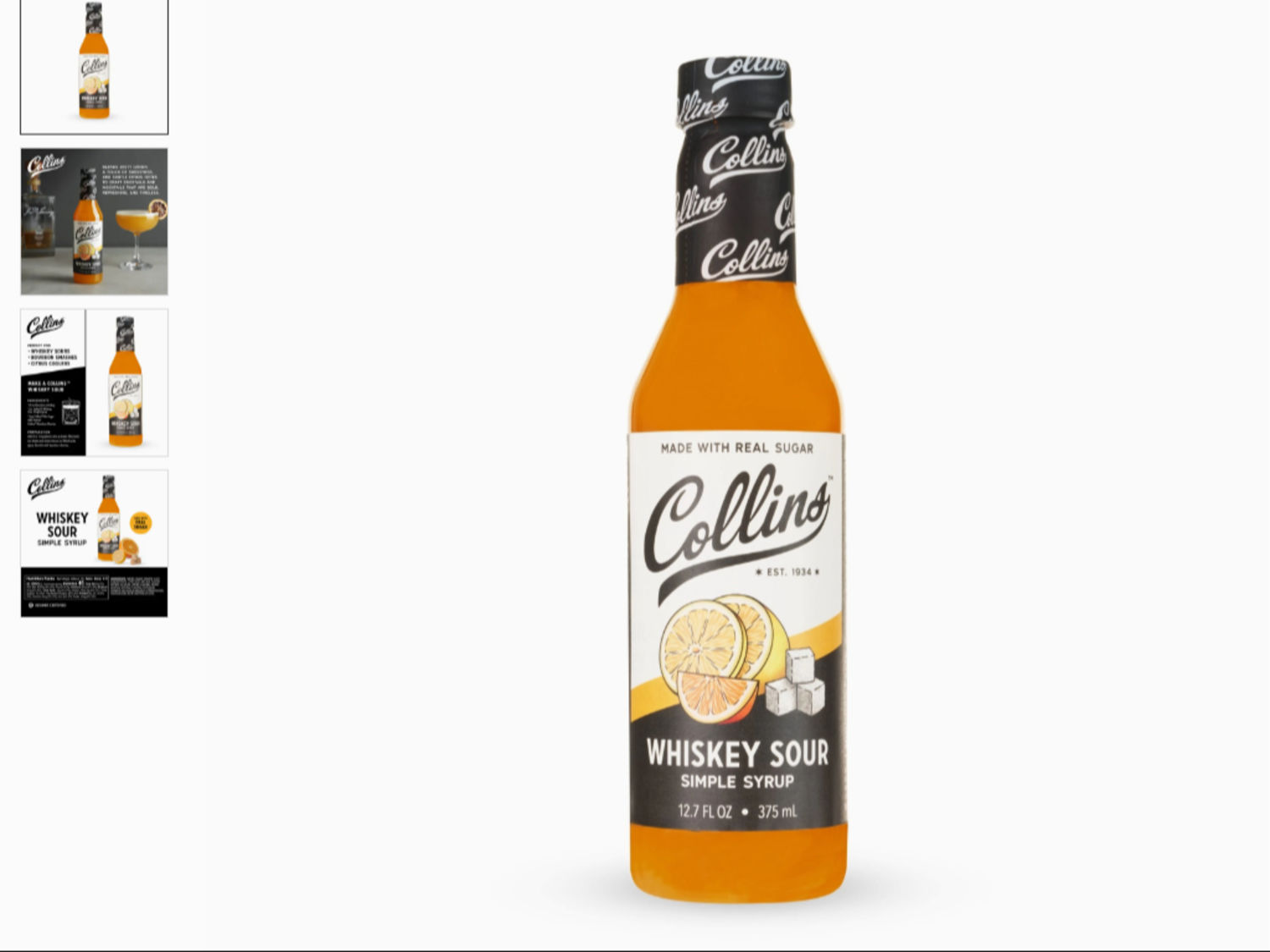 Collins -  Sea Salt Espresso Martini Syrup