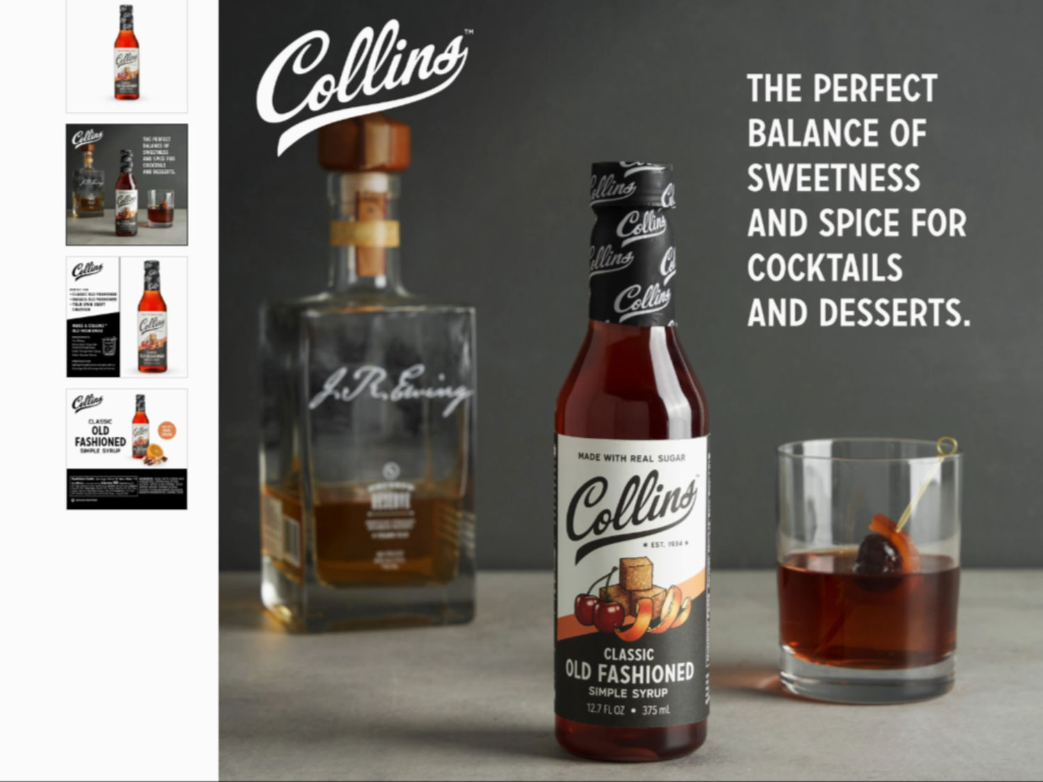 Collins -  Old Fashioned Syrup